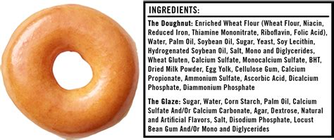 nutritional value krispy kreme glazed donut